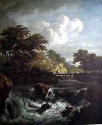 Jacob van Ruisdael Sunlight on the Waterfront oil on canvas